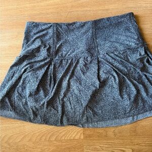 lululemon athletica Heathered Gray Mini Skirt
